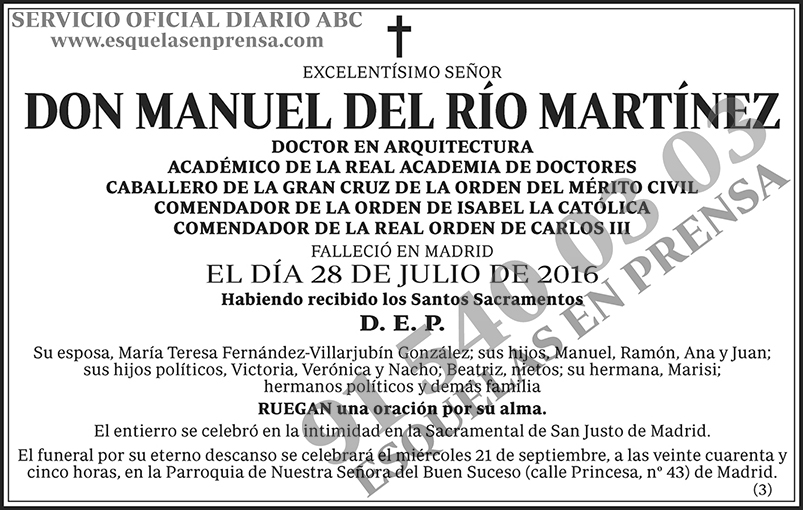 Manuel del Río Martínez